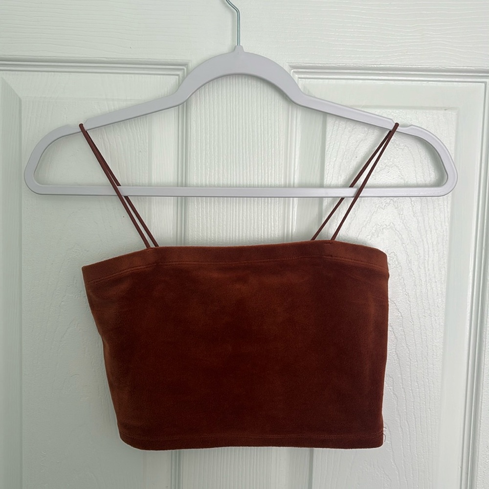 Burnt Orange Crop Top 🍁